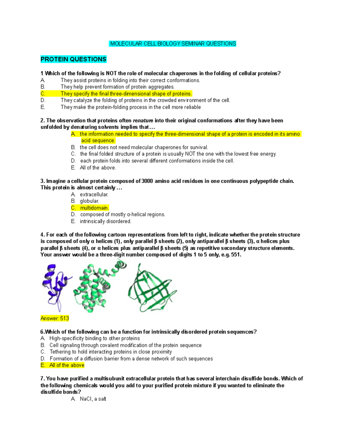 molecular-cell-biology-seminar-questions-molecular-cell-biology