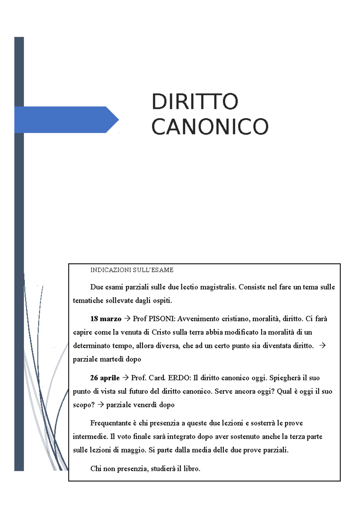 Canone Diritto Canonico – Cours De Droit Canonique Pdf – FJEHC