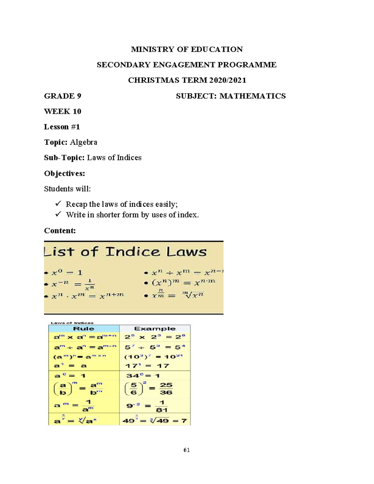 grade 9 math homework