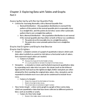 Chapter 3 – Part III - Chapter 3: Describing, Exploring, and Comparing ...