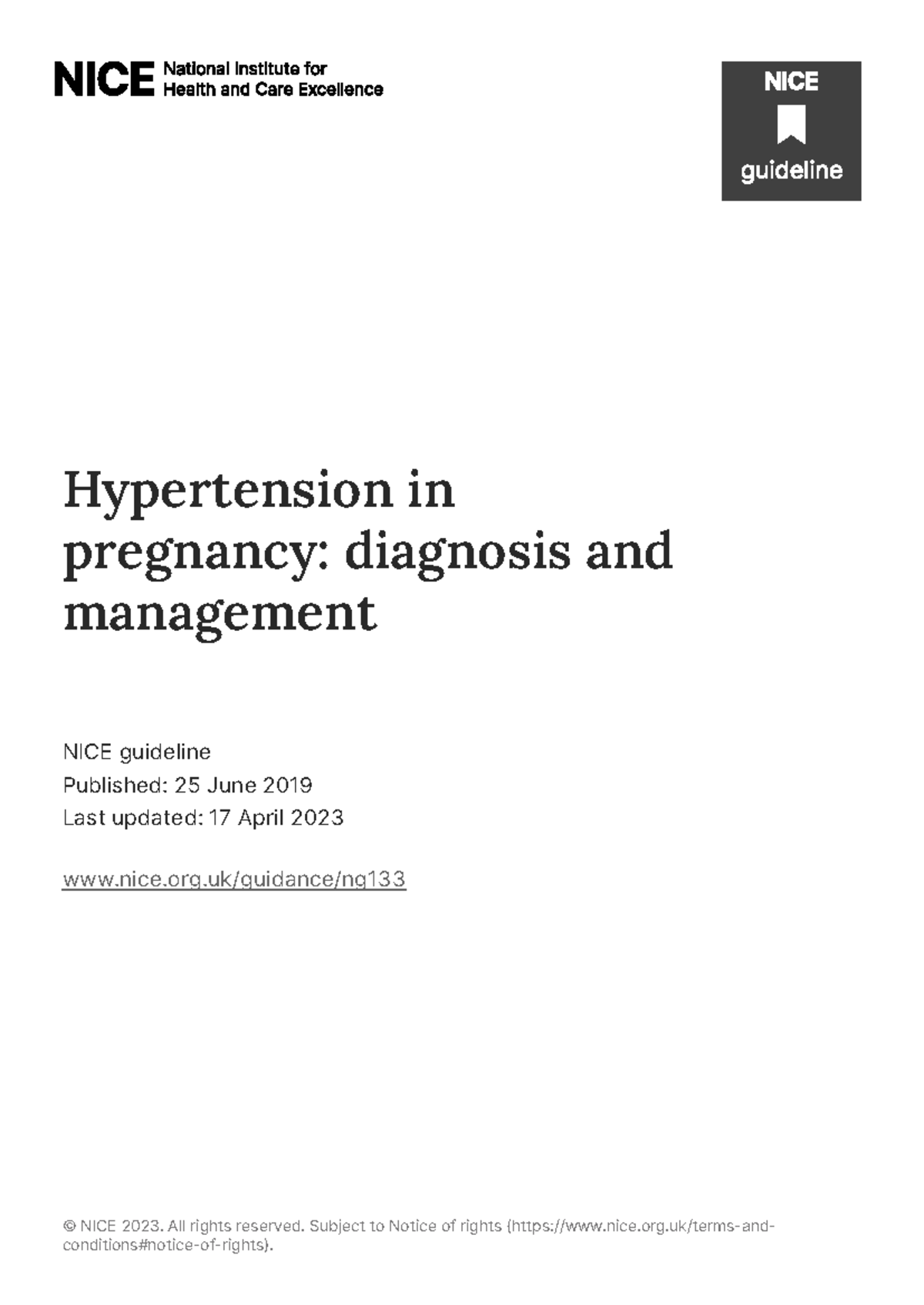 Hypertension in pregnancy diagnosis and management pdf 66141717671365 ...