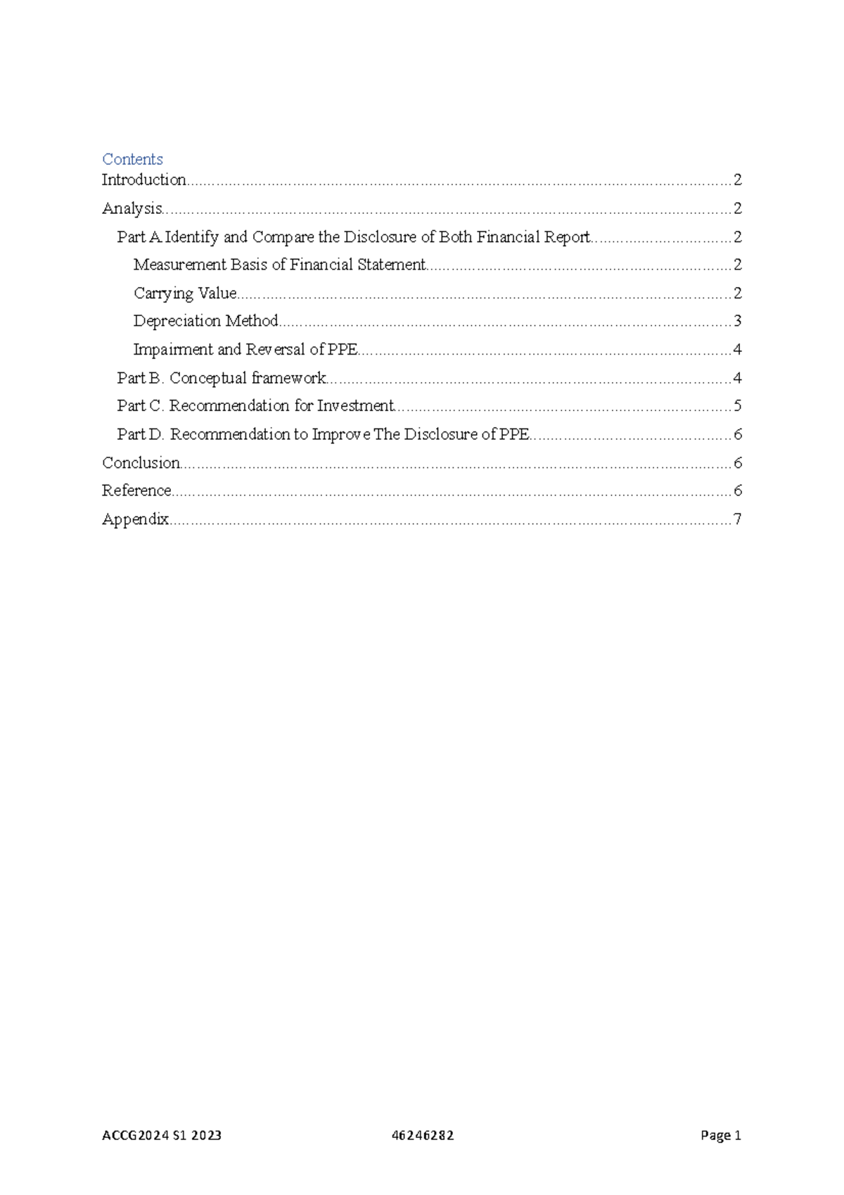 ACCG2024 1200w - NOTES - Contents - Studocu