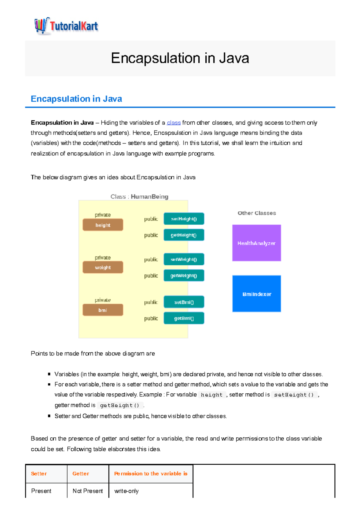 Encapsulation-in-java - Encapsulation in Java Encapsulation in Java ...