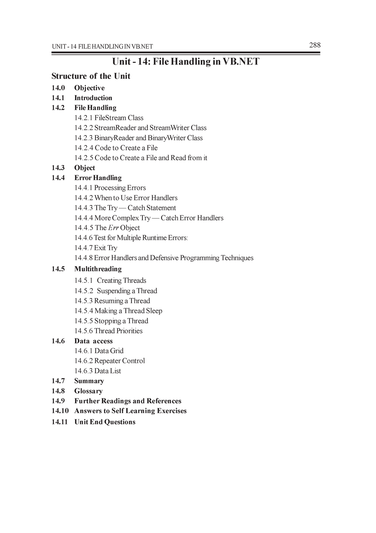 File Handling in VB - lecture notes - Unit - 14: File Handling in VB ...