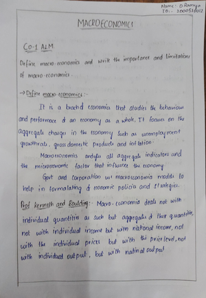 Business Economics BBA 1 Semester - Short Questions = 5 Marks- You 8 ...