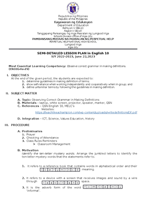 Self Management Module Facilitation Guide Final - SEL Competencies for ...