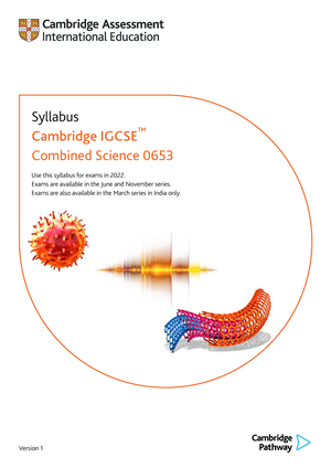 Teacher Guide 0610 Cambridge Igcse Biology - Principles Of Cell Biology ...