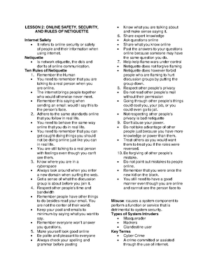 EMP TECH Module 1- ICT - LESSON 1: INFORMATION COMMUNICATION TECHNOLOGY ...