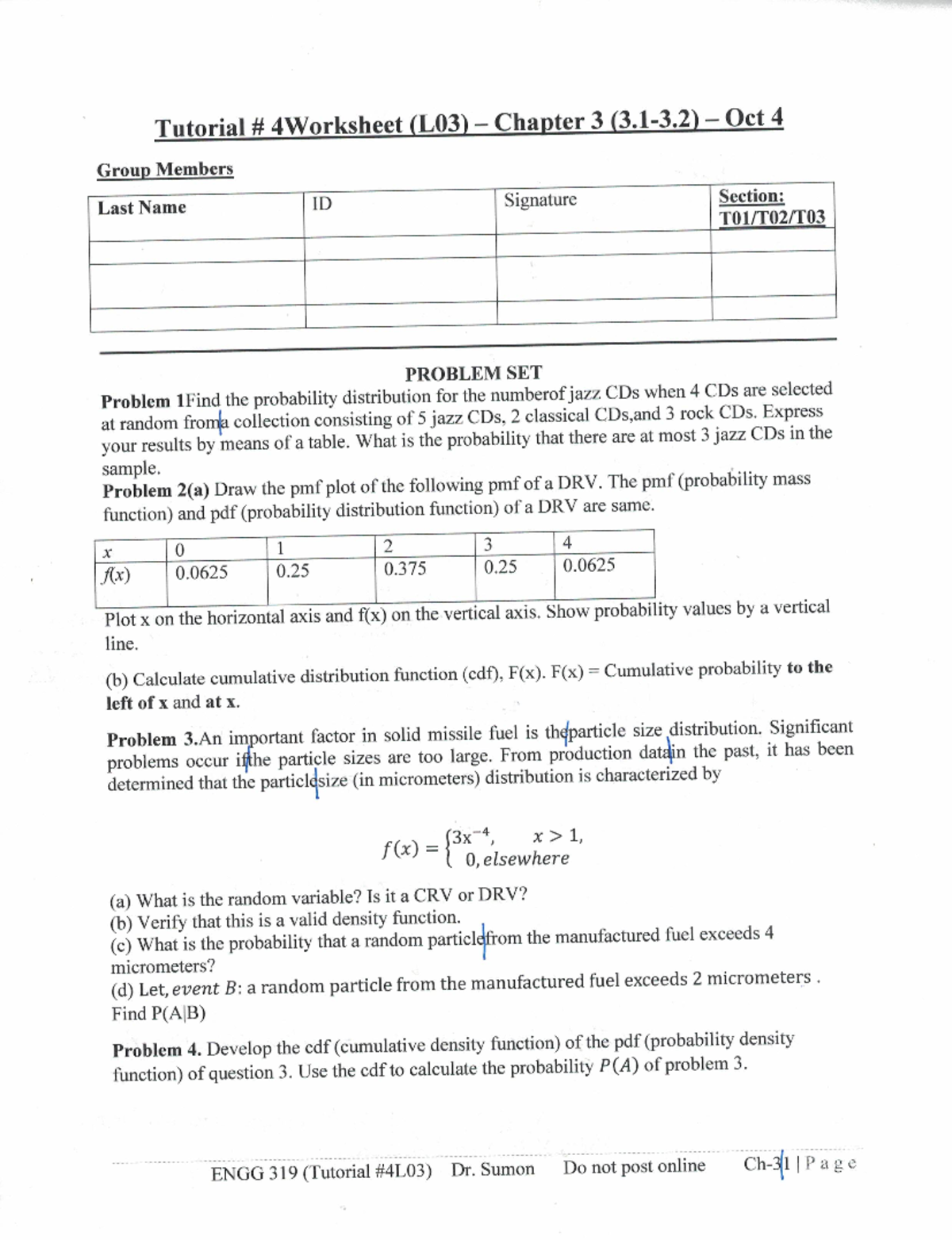 Solution Tutorial#4 L03 Thurs - Tutorial # 4Worksheet (L03) — Chapter 3 ...