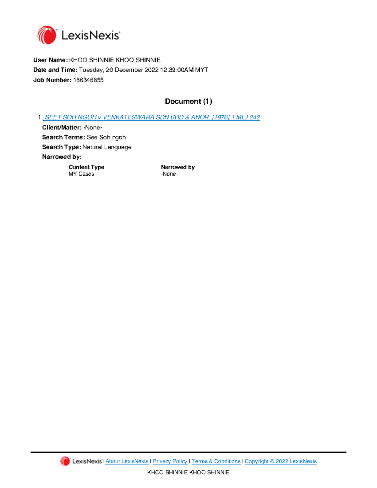 A case not of a topic - | About LexisNexis | Privacy Policy | Terms ...