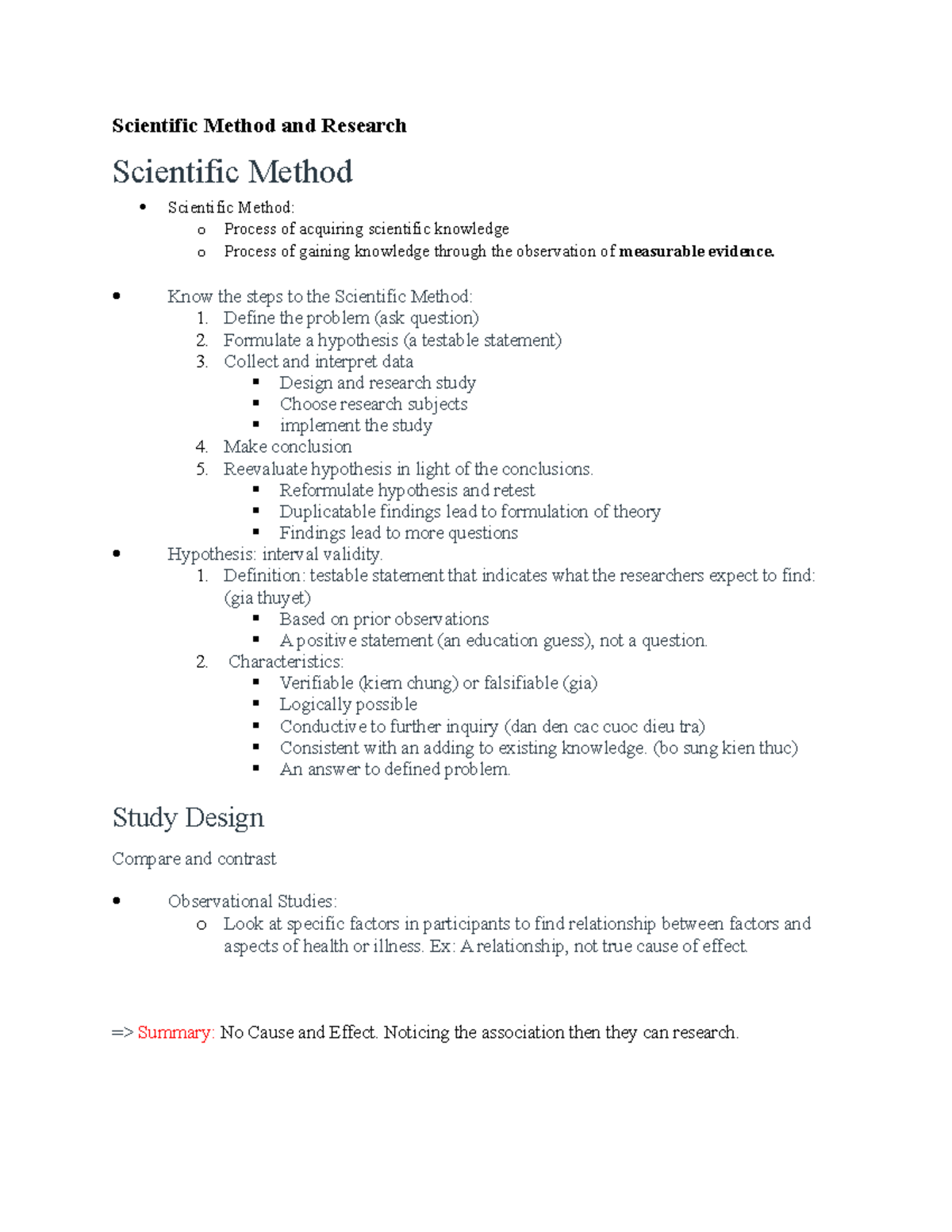 Scientific Method and Research - Scientific Method and Research ...