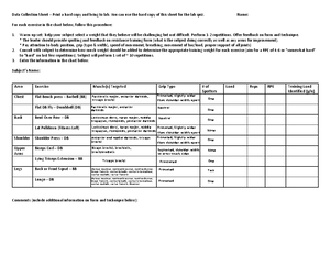 Bioenergetics Worksheet - Use your textbook as a reference when needed ...