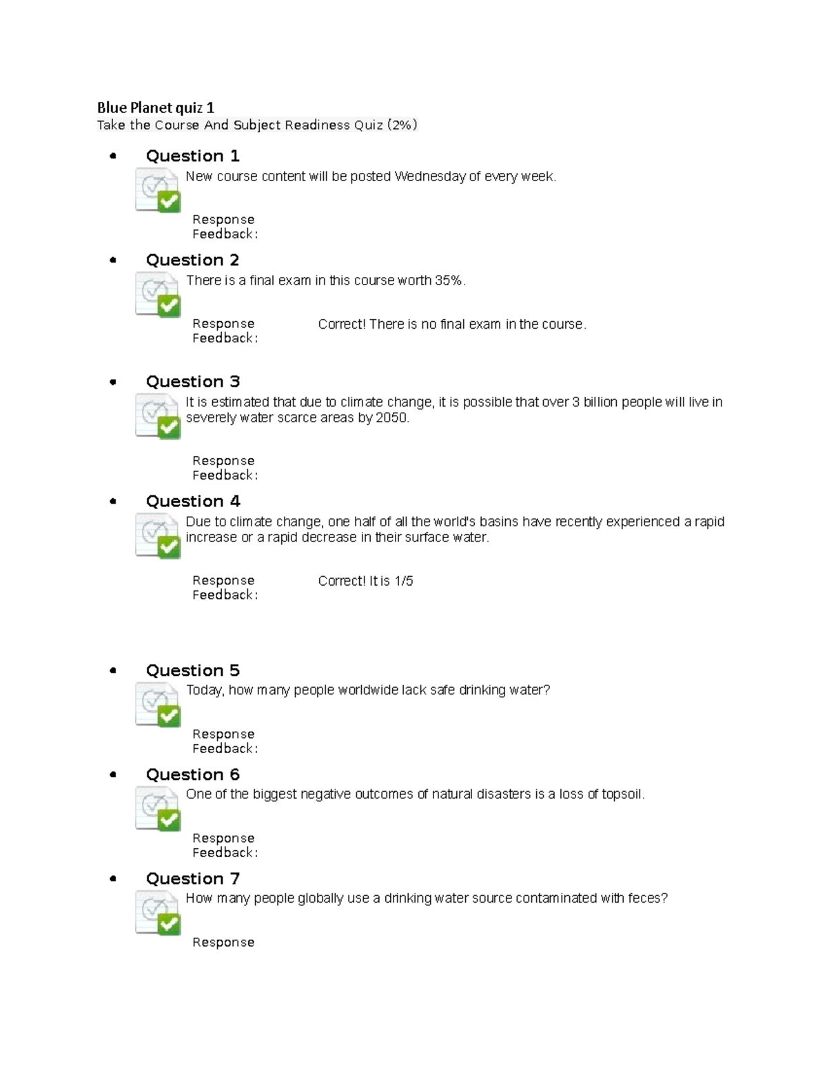 Blue Quiz1 Blue quiz 1 Take the Course And Subject