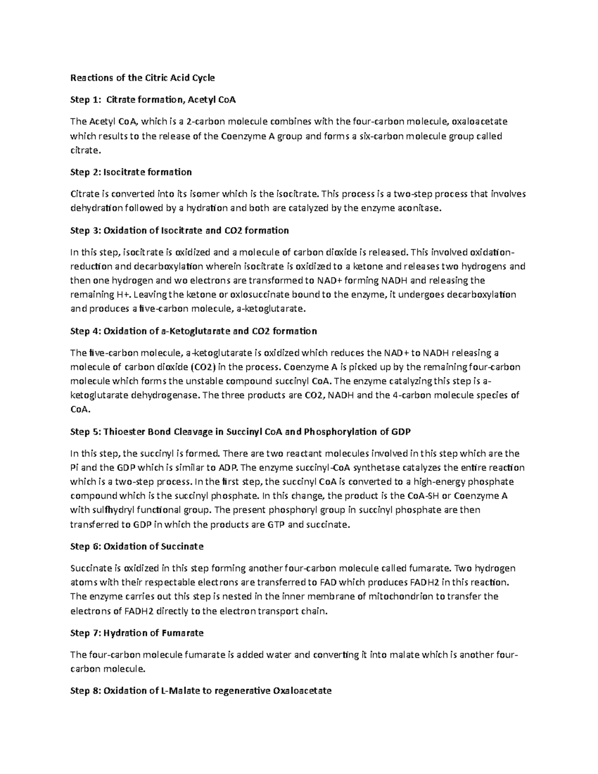 citric-acid-cycle-wefwe-ewf-reactions-of-the-citric-acid-cycle-step