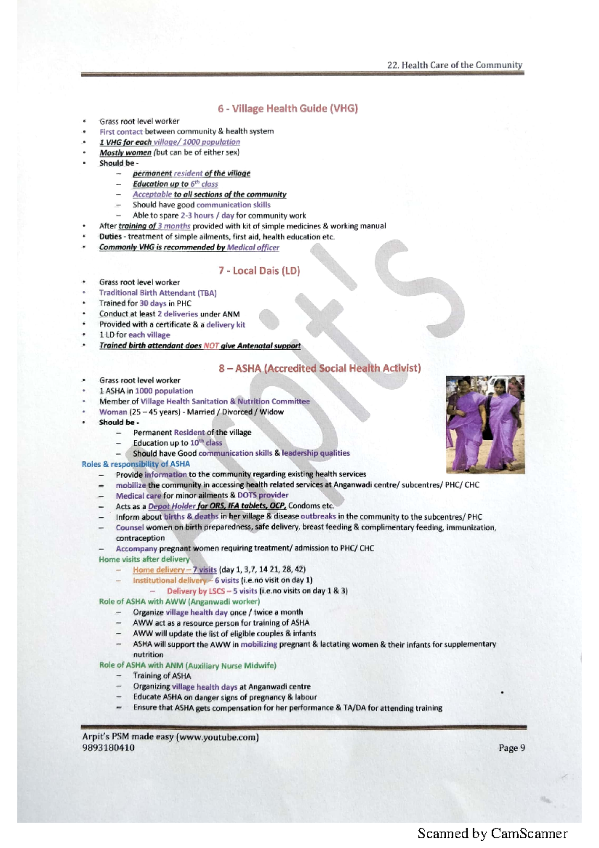 ASHA 2 - Accredited social health activist - Chinese Medicine - Scanned ...