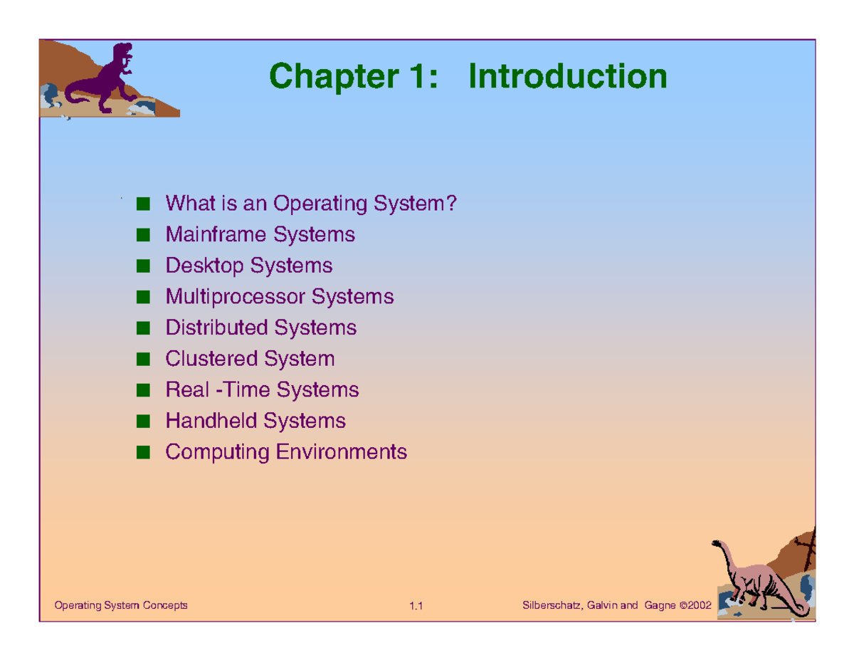 Module 1 OS CEC Chapter 1 Introduction What is an Operating System