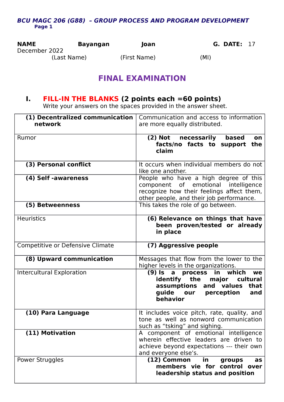 bcu assignment submission rules