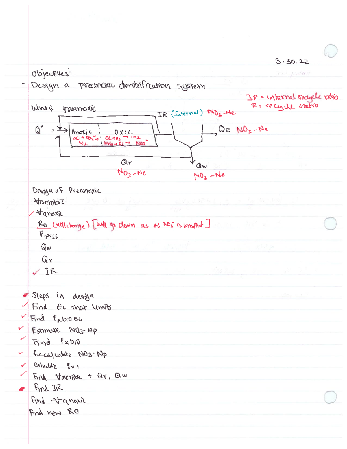 14. Example of Design with Denitrification - ENVE 4399 - Studocu