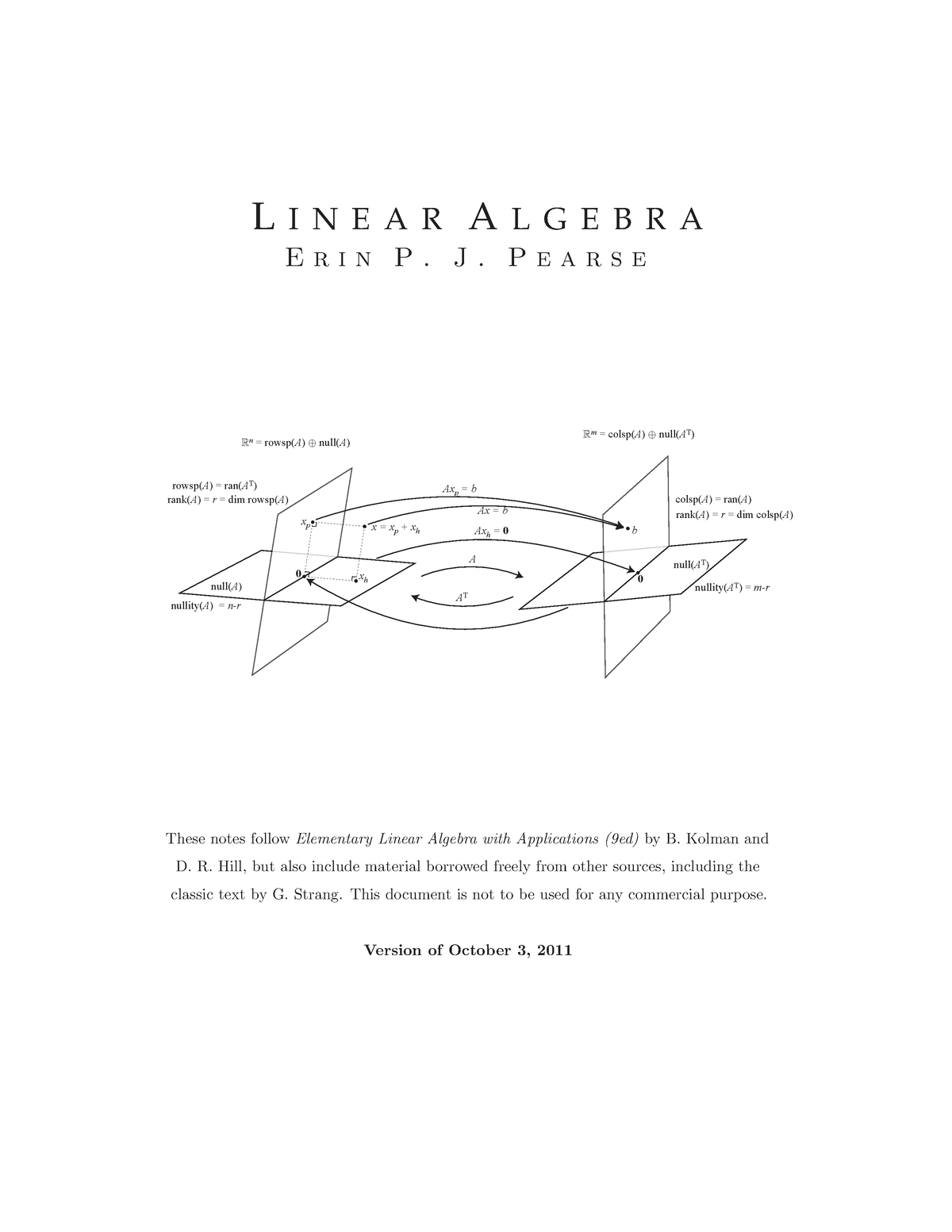 Elementary Linear Algebra B Kolman A - L I N E A R A L G E B R A E R I ...