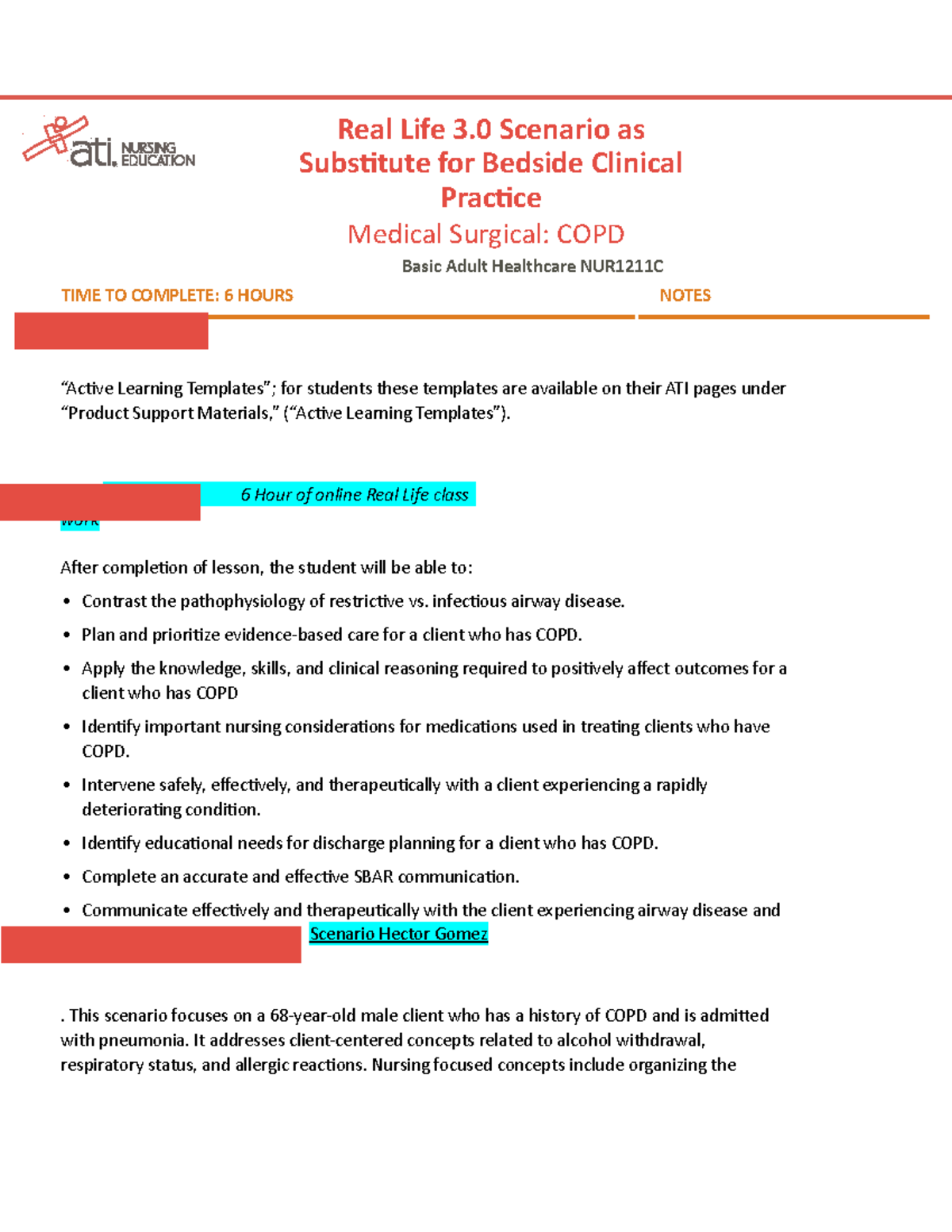 ati copd case study