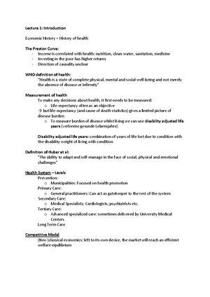 Health Economics exam 2020 - HEALTH ECONOMICS FINAL EXAM 08:30 – 11:30 ...