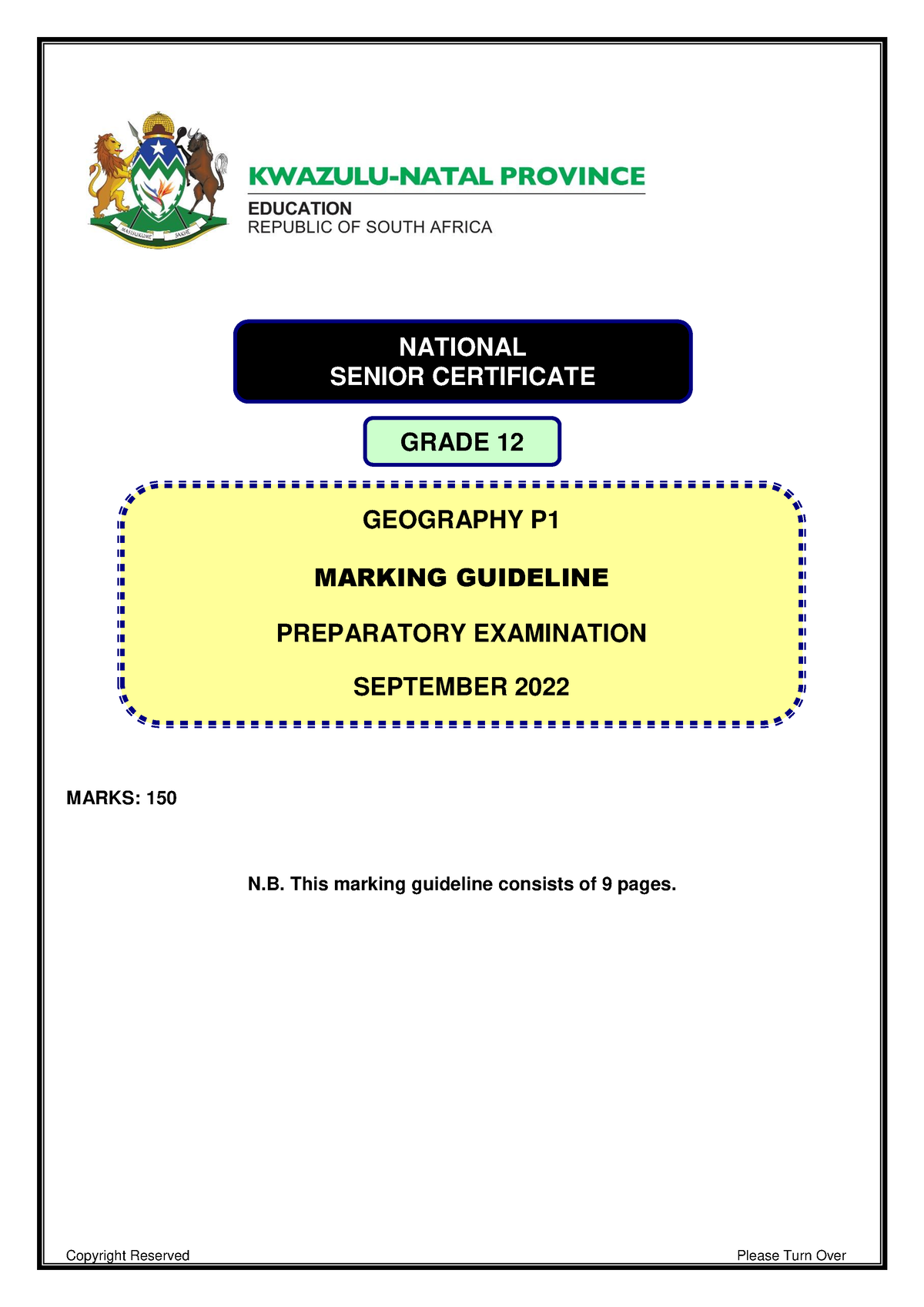 geography grade 12 research task 2022 memorandum north west