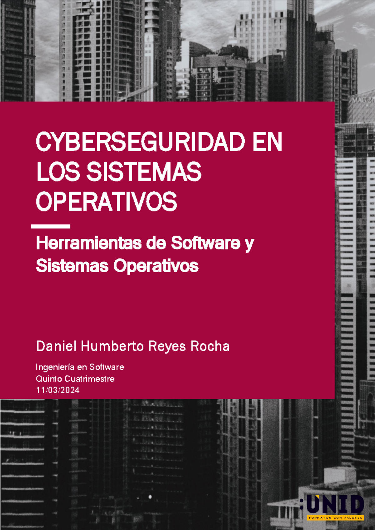 Cyberseguridad en los Sistemas Operativos - 1 Herramientas de Software ...