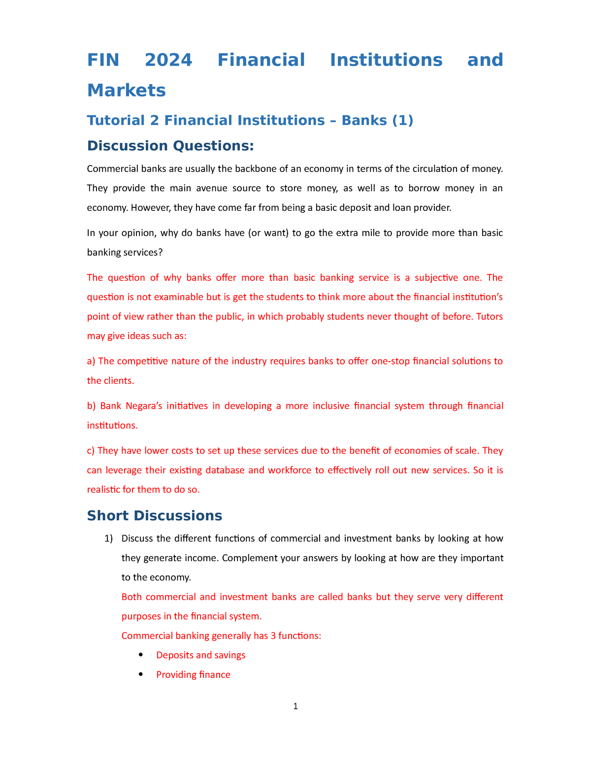 Week 3 Tutorial 2 Financial Institutions Banks 1 FIN 2024   Thumb 1200 1553 