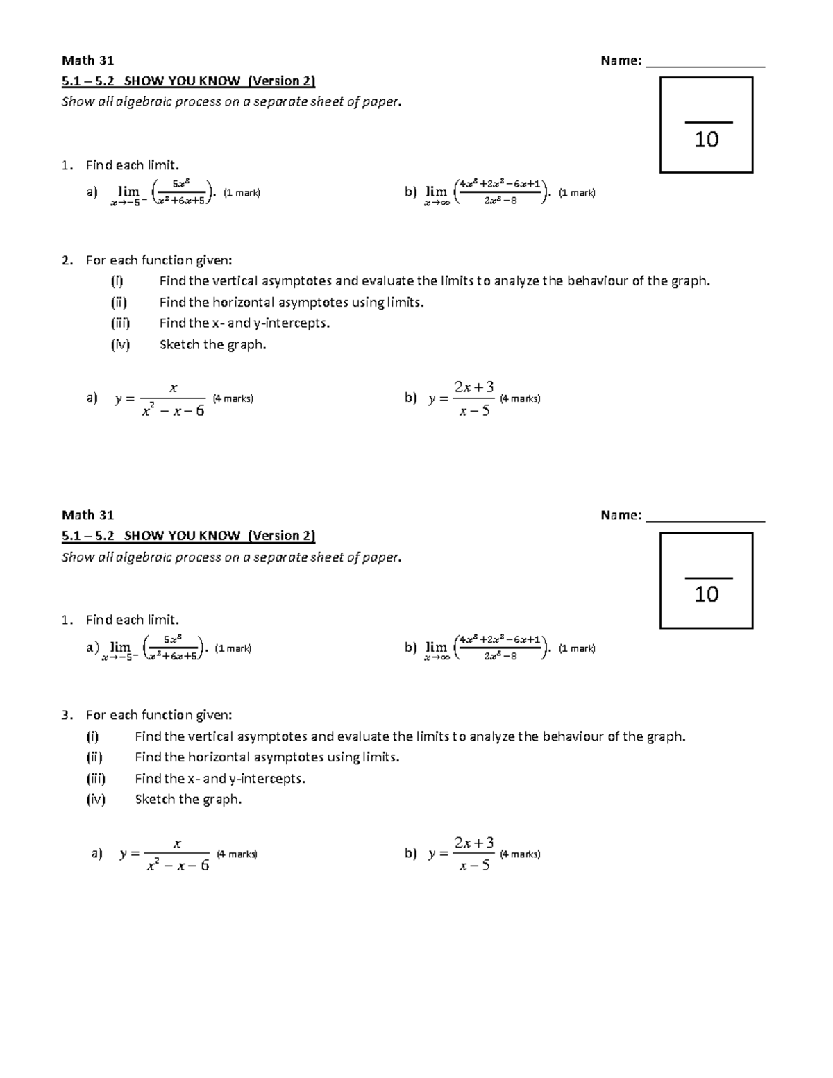 5.1-5.2 Syk (v2)1 - Practice Questions - Math 265 - Ucalgary - Studocu