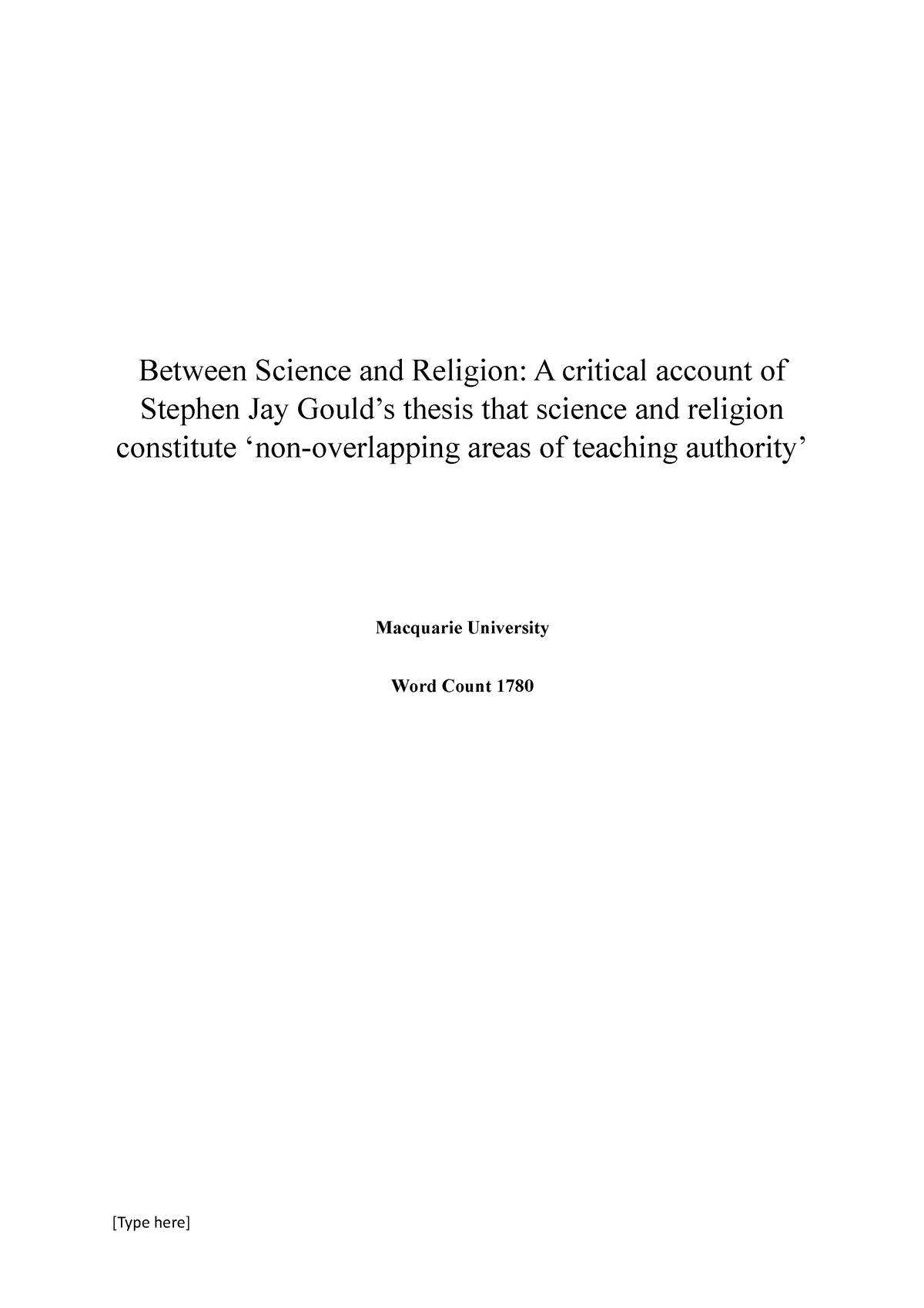 thesis title about religion