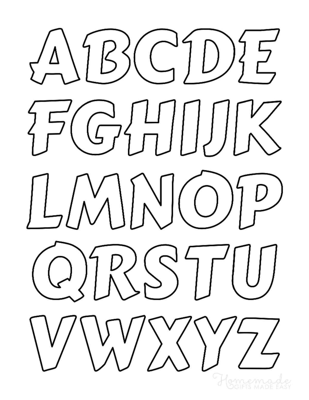 Bubble letters marker uppercase alphabet small - Studocu