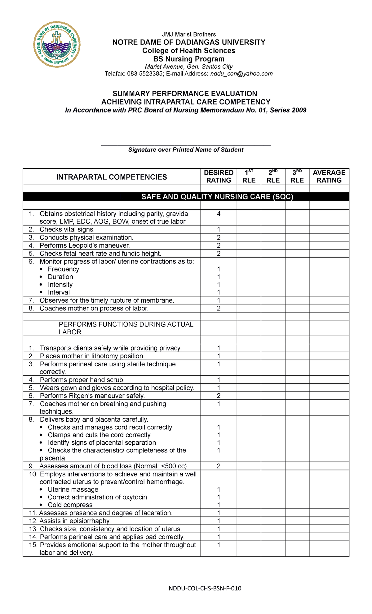 DR Evaluation Tool summary vr 2022 - SUMMARY PERFORMANCE EVALUATION ...