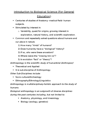 Homo sapiens and the evolution of modern human behavior - ANTH 101 ...