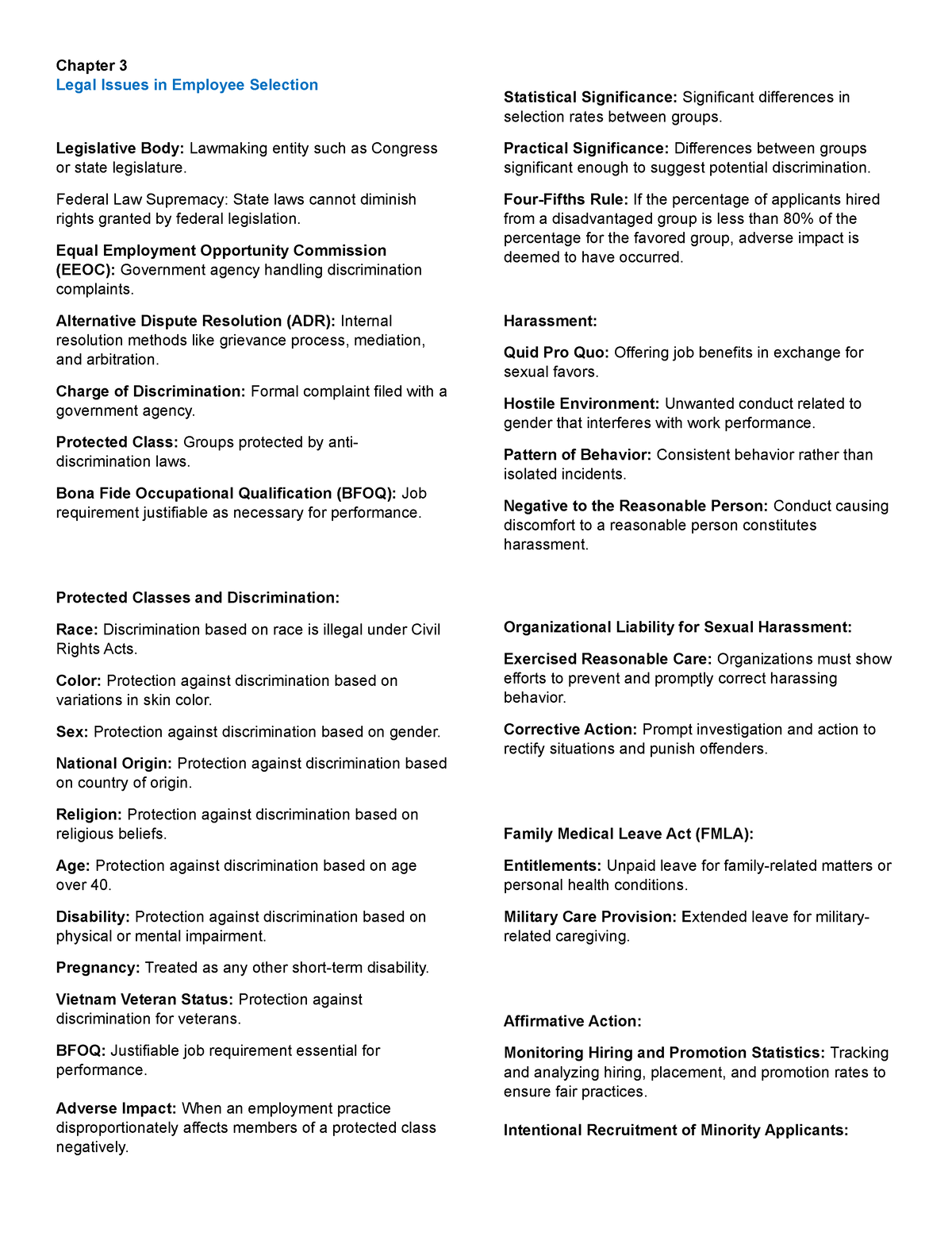 IO Chapter 3 - Summary Industrial/Organizational Psychology: an Applied ...