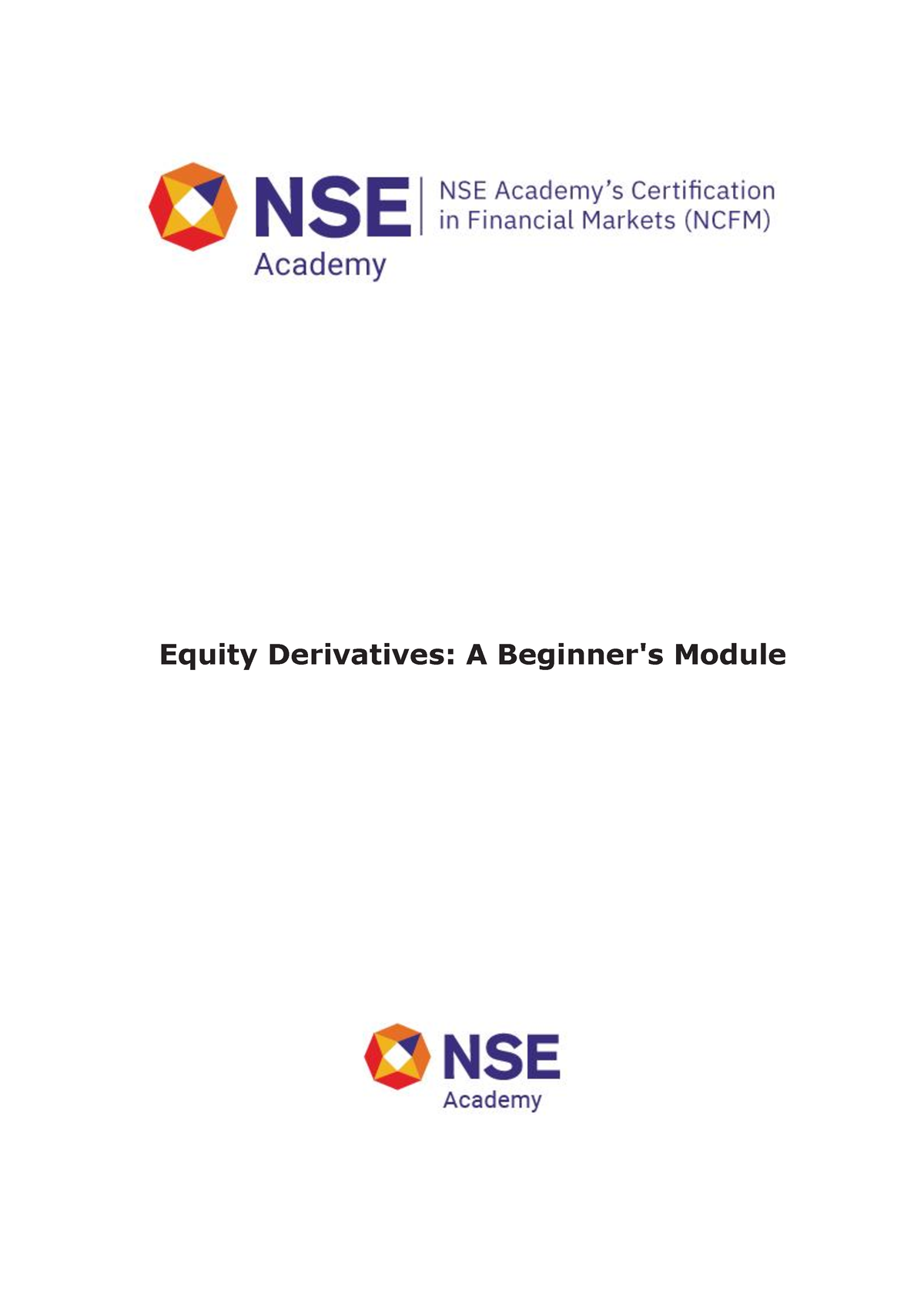 Equity Derivatives Beginners Module - Equity Derivatives: A Beginner's ...