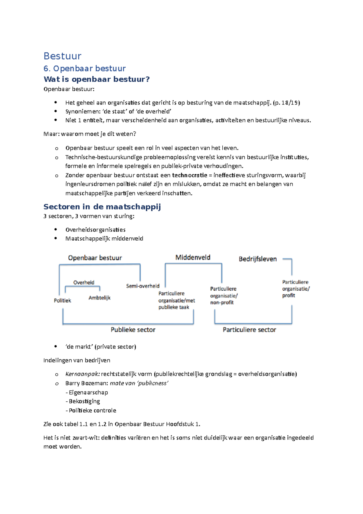 Bestuur - Bestuur 6. Openbaar Bestuur Wat Is Openbaar Bestuur? Openbaar ...