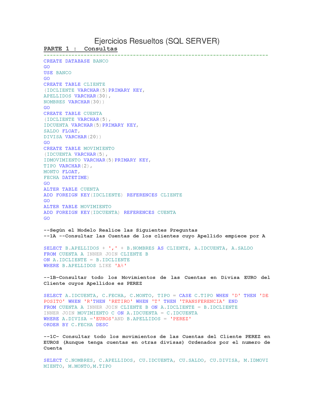 [1library.co] Ejercicios Resueltos De Sql Server - Ejercicios Resueltos ...