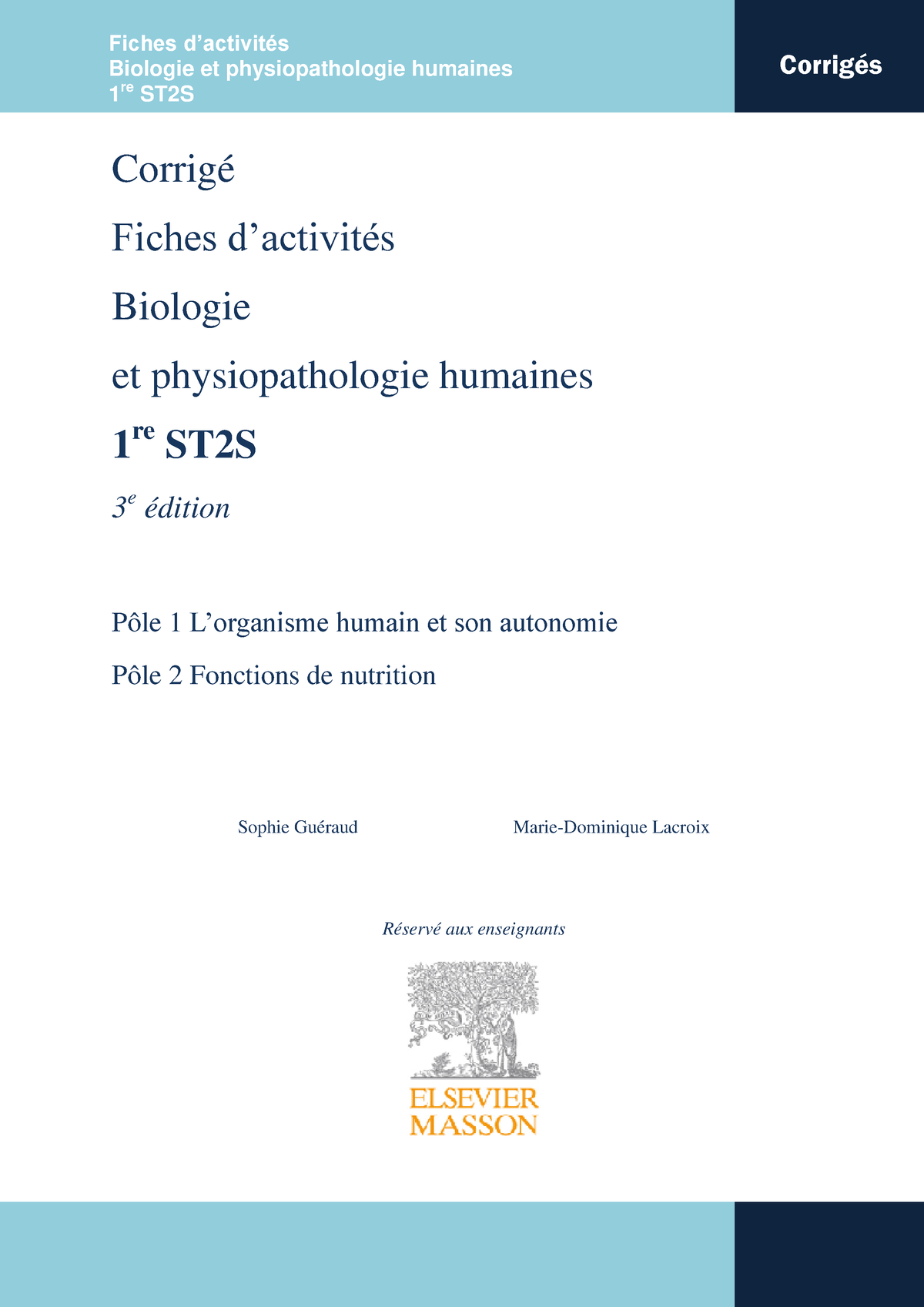 Biologie Et Physiopathologie Humaines - Titre Biologie Et ...