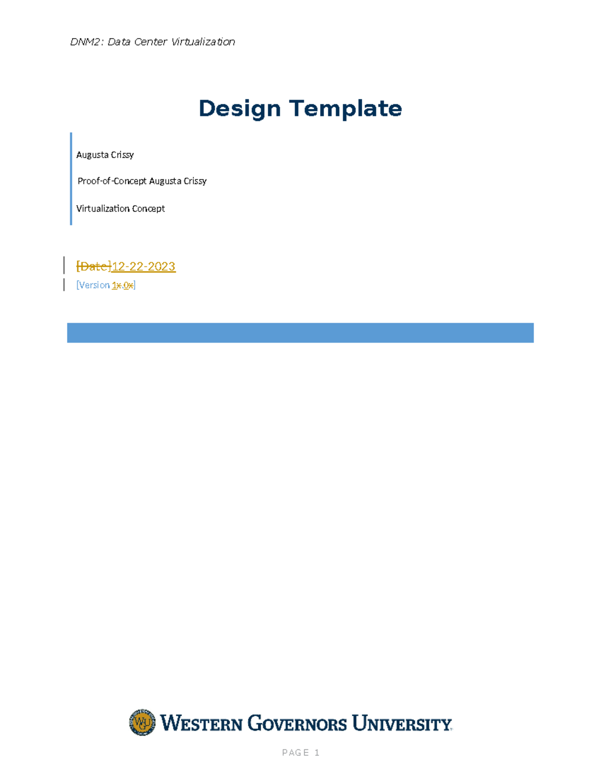 Data Centervirtualization - DNM2: Data Center Virtualization Design ...
