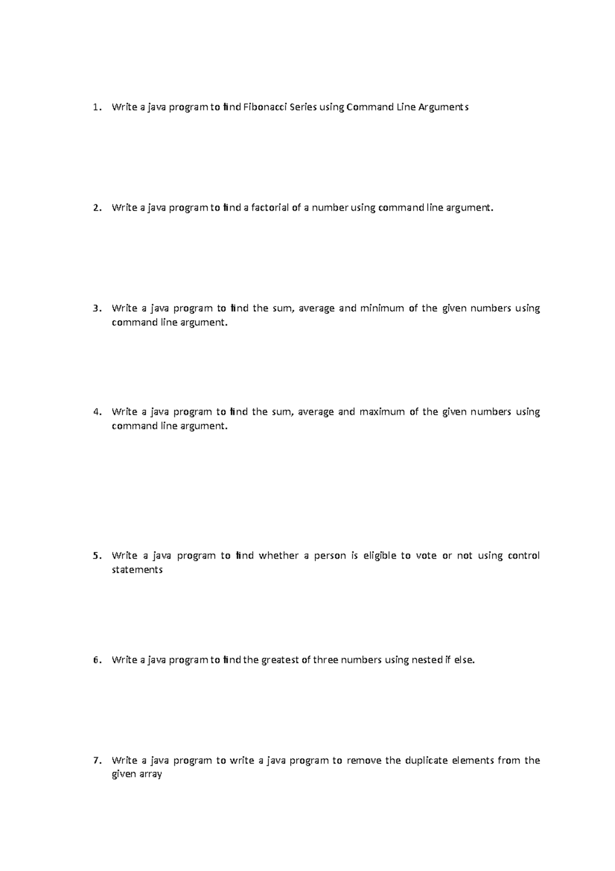 Java practical questions - Write a java program to find Fibonacci ...