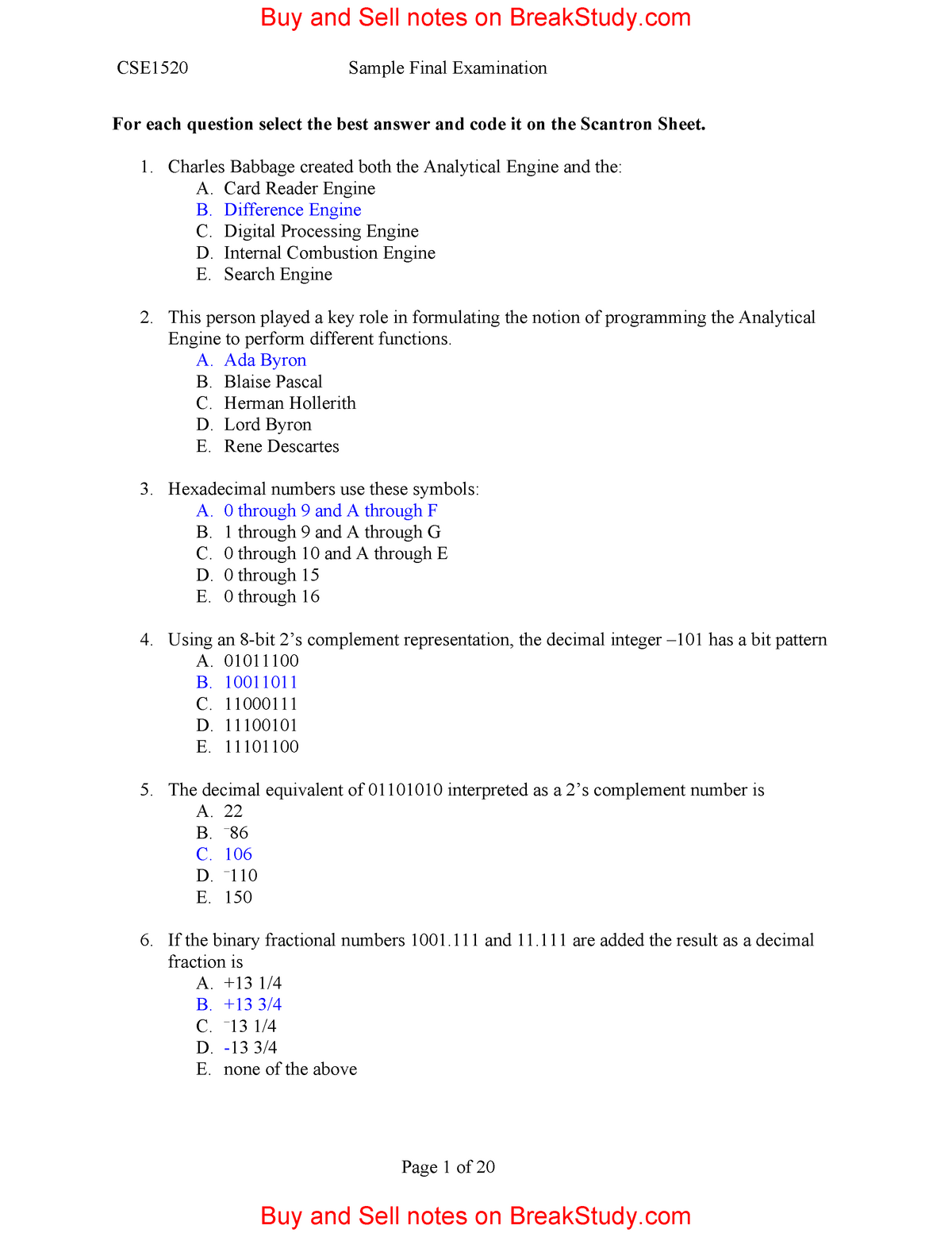 research final exam questions and answers pdf