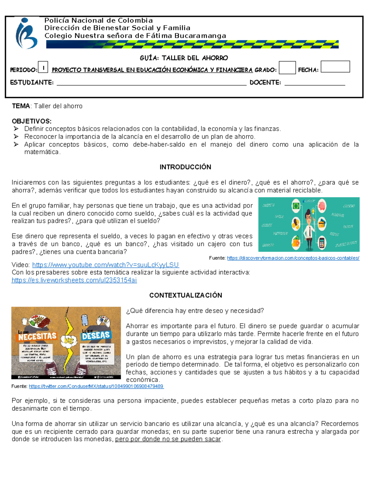 GUIA INN 6-11 2024- Ahorro Pteef - Policía Nacional de Colombia ...