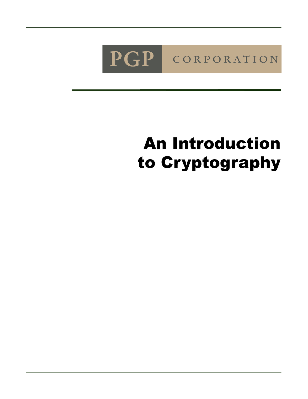 Intro-to-crypto - Cryptography Introduction - An Introduction To ...