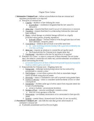 Chapter 1 Notes - CRJU 1101 - Studocu