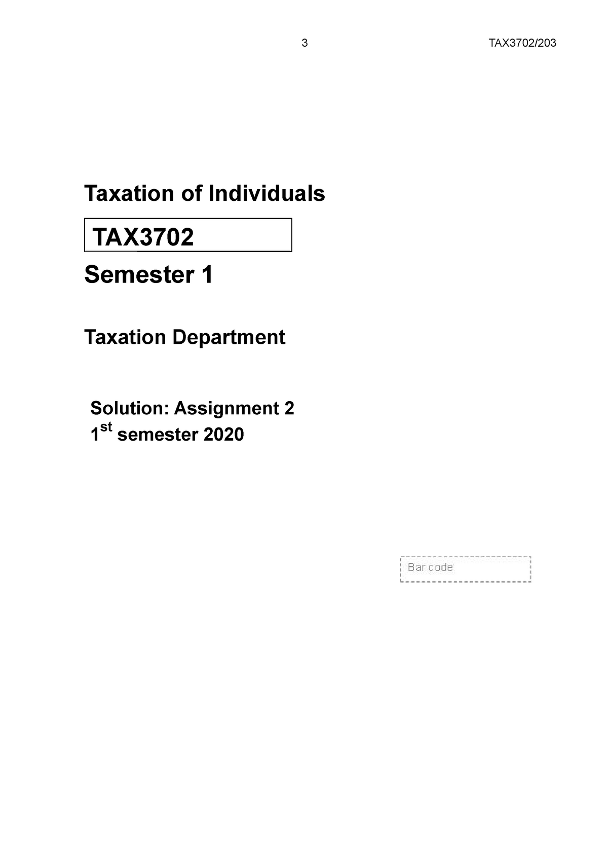 tax3701 assignment 2