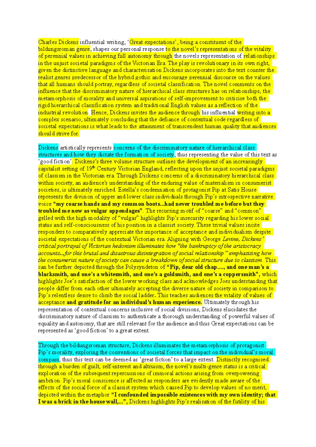 Module b plan - dfvfvfevfevef - Charles Dickens influential writing ...