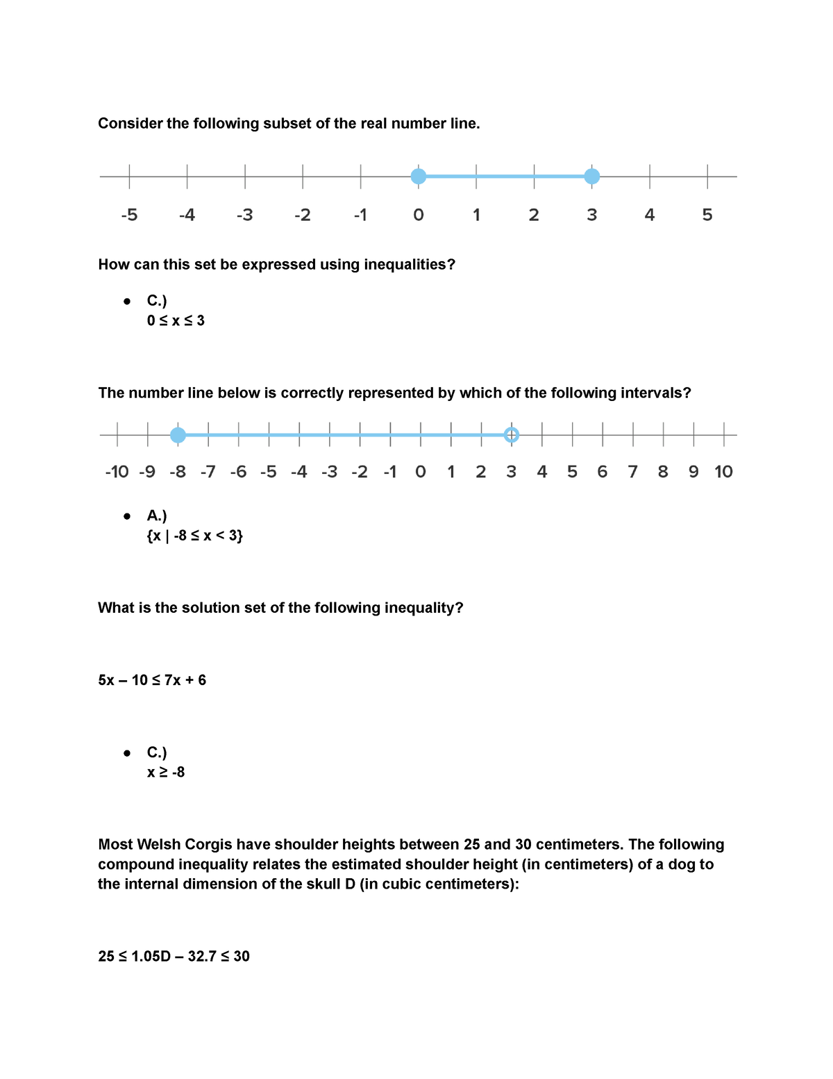 Sophia college algebra unit 2 challenge 3 - Consider the following ...