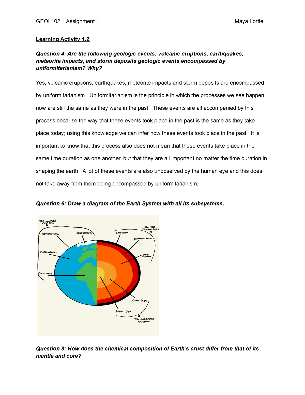 assignment earth review