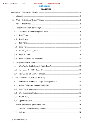 DT Module 1 Reference - Module 1: Design Thinking Overview Introduction ...