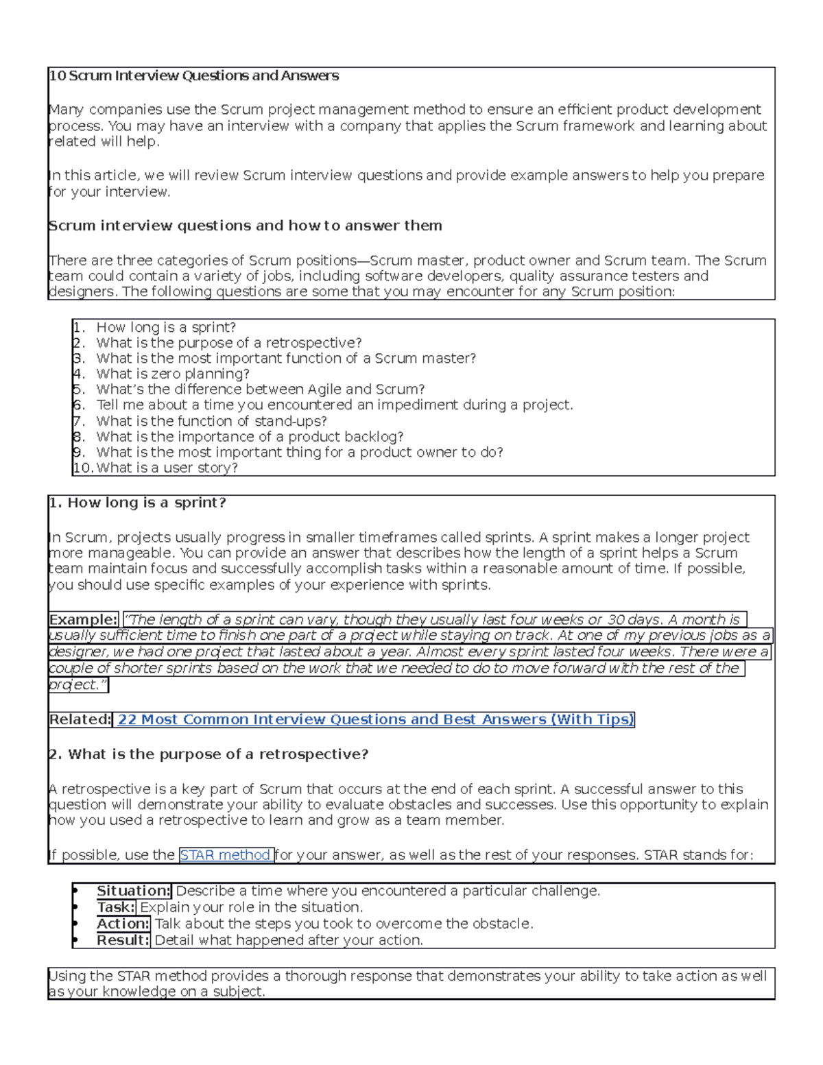 10 Scrum Interview Questions And Answers - You May Have An Interview 